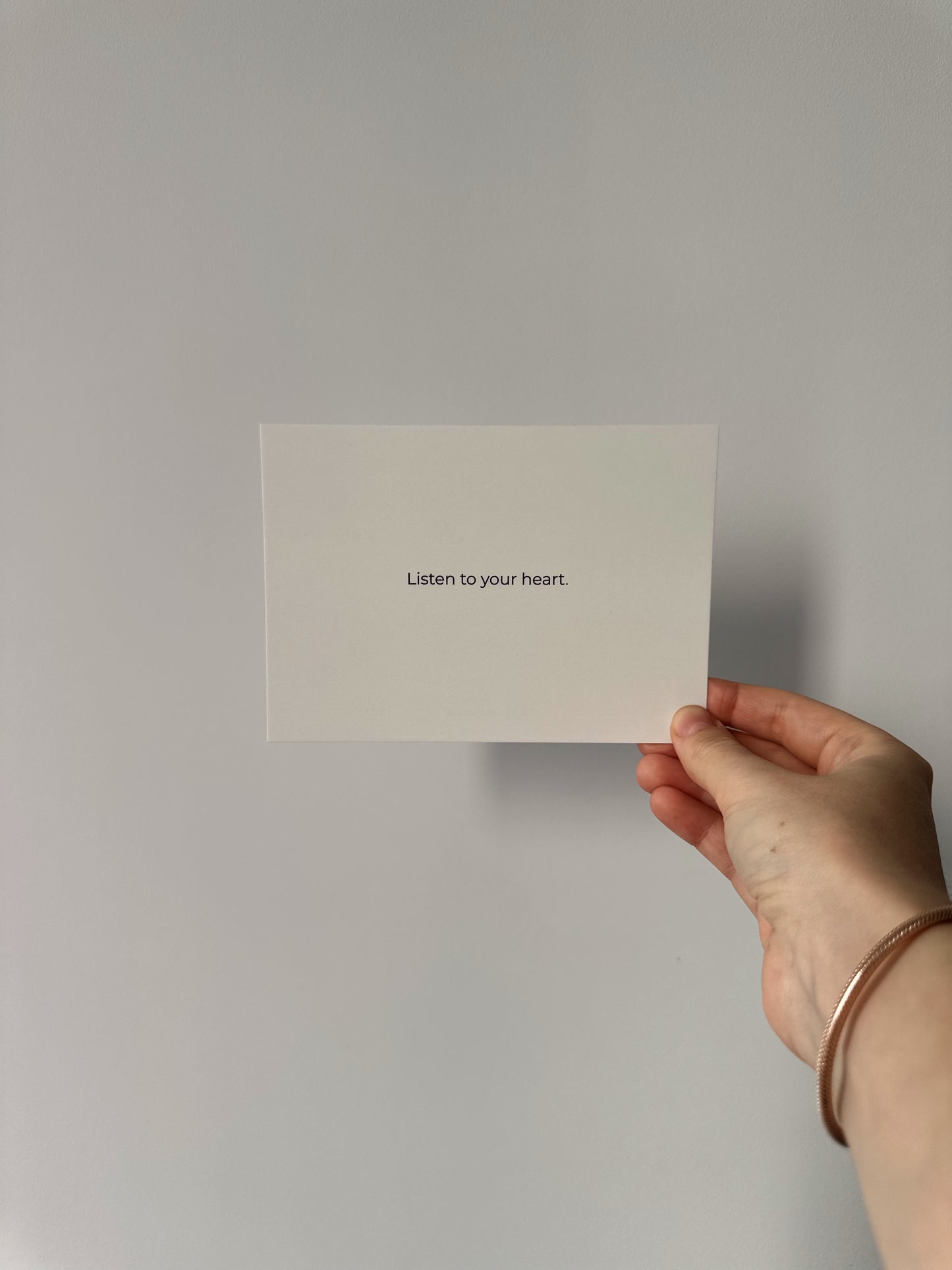 Cream postcard A6