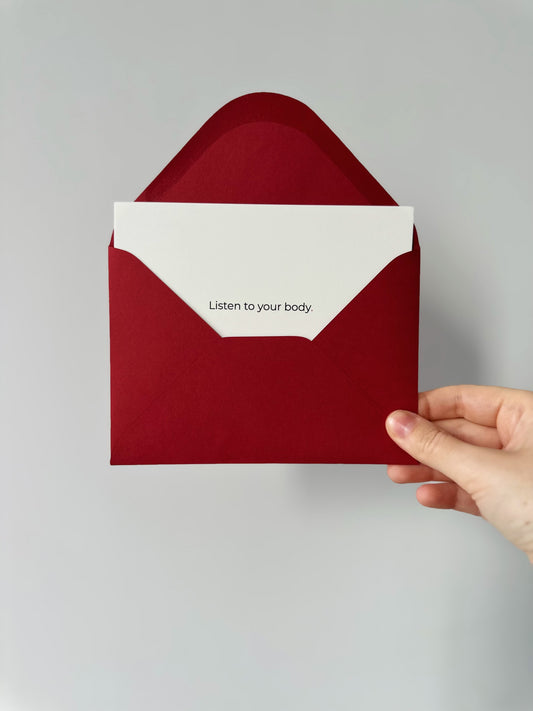Cream postcard A6