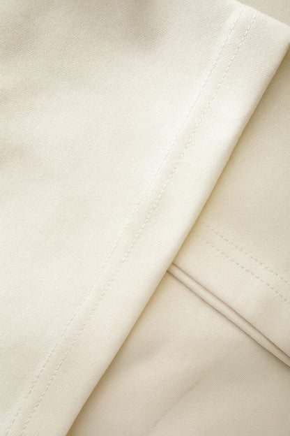 Ivory oversized T-shirt blank