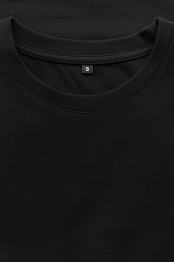 Black oversized T-shirt blank