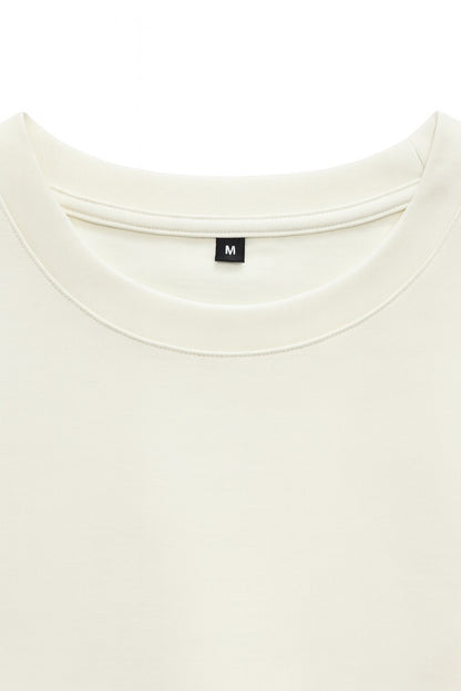 Ivory oversized T-shirt blank