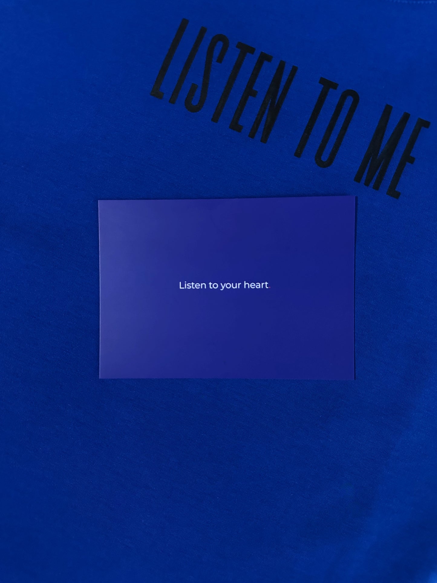 T-shirt and Postcard Bundle (Navy blue)