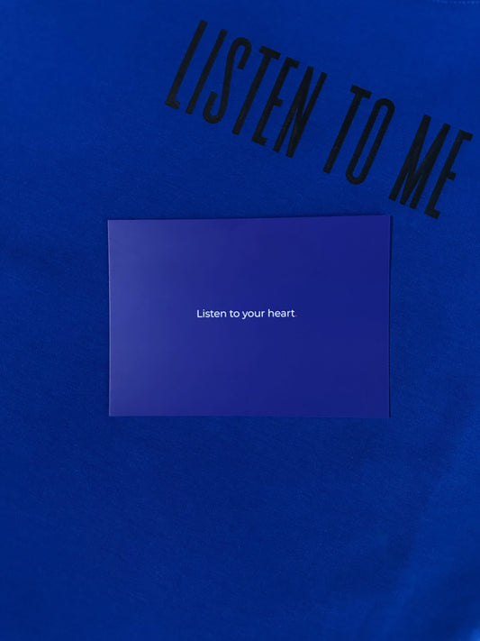T-shirt and Postcard Bundle (Navy blue)